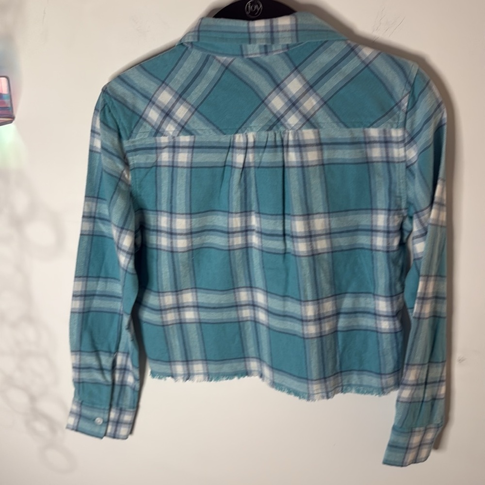 SO brand cropped fringe flannel - Picture 4 of 4